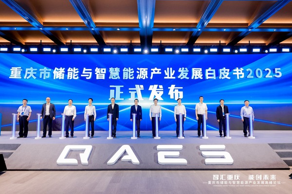 《重庆市储能与智慧能源产业发展白皮书2025》发布现场。主办方供图